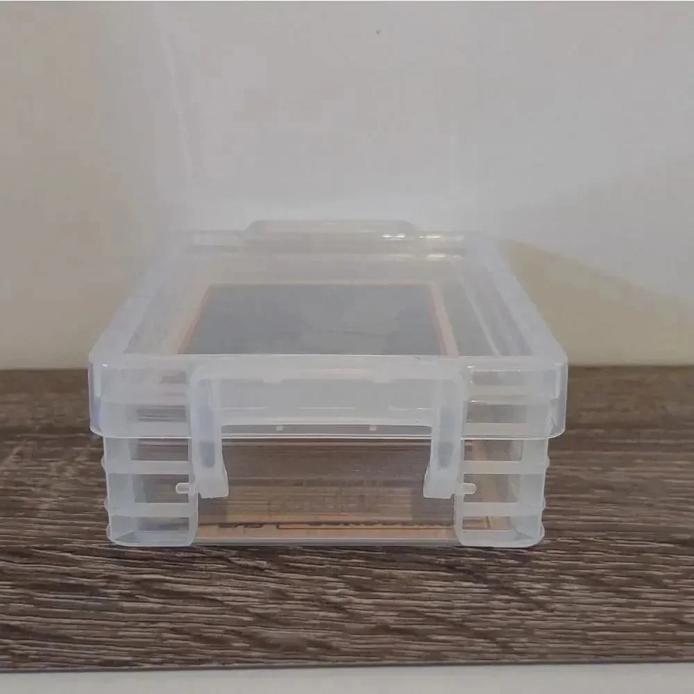 Football Trading Cards Plastic Container with snap lids lot of 10